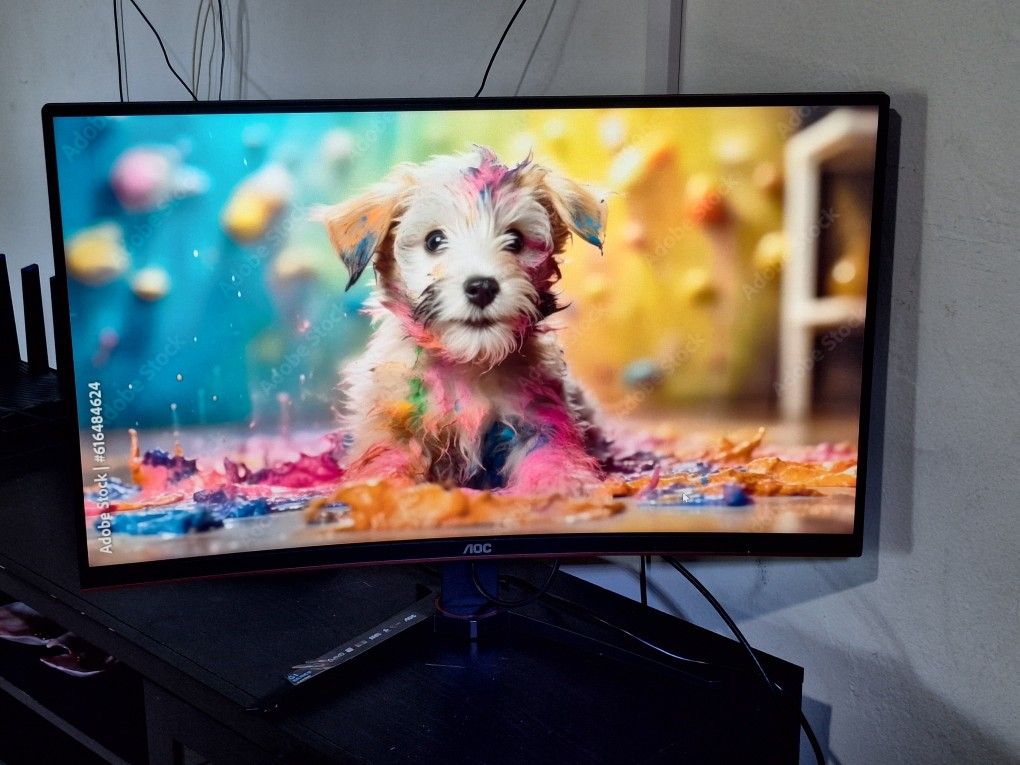 AOC 32" GAMING CURVED FRAMELESS MONITOR ( C32G1 ) 