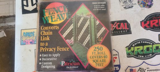 Fence weave for privacy