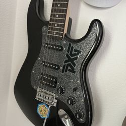Metallic Black Fender Squier Affinity Series HSS Stratocaster - MINT Condition