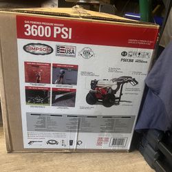 SIMPSON GAS POWERED PRESSURE WASHER 