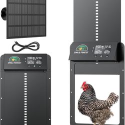 Brand New Solar Powered Automatic Aluminum Chicken Coop Door 