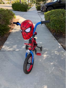 Huffy 12" Marvel Spider-Man Kids' Bike, Fits Riders 37" - 42", Red, Youth, Boy's