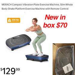 New in box vibrating plate $70 firm cash only pick up east Palmdale 