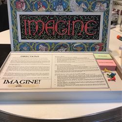 Vintage 1978 Imagine Board Game “promotes Communication  And  Understanding “
