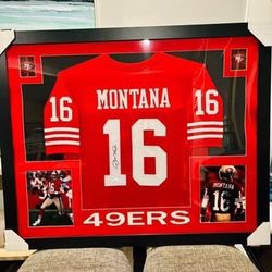 Joe Montana Signed Jersey JSA COA