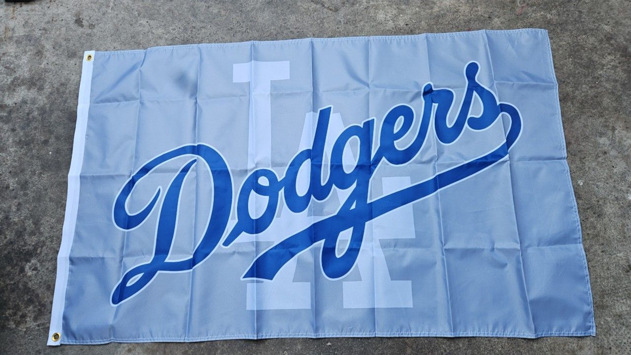 Dodgers LA Flag 5ftx3ft $20 Firm On Price