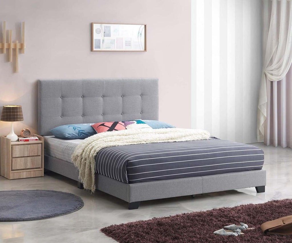 Brand New In box Gray Color King Size Bed Frame Special