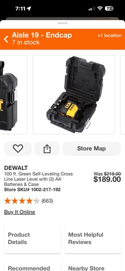 Dewalt Green Laser