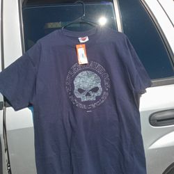 Harley Davidson Blue T-shirt (Large)