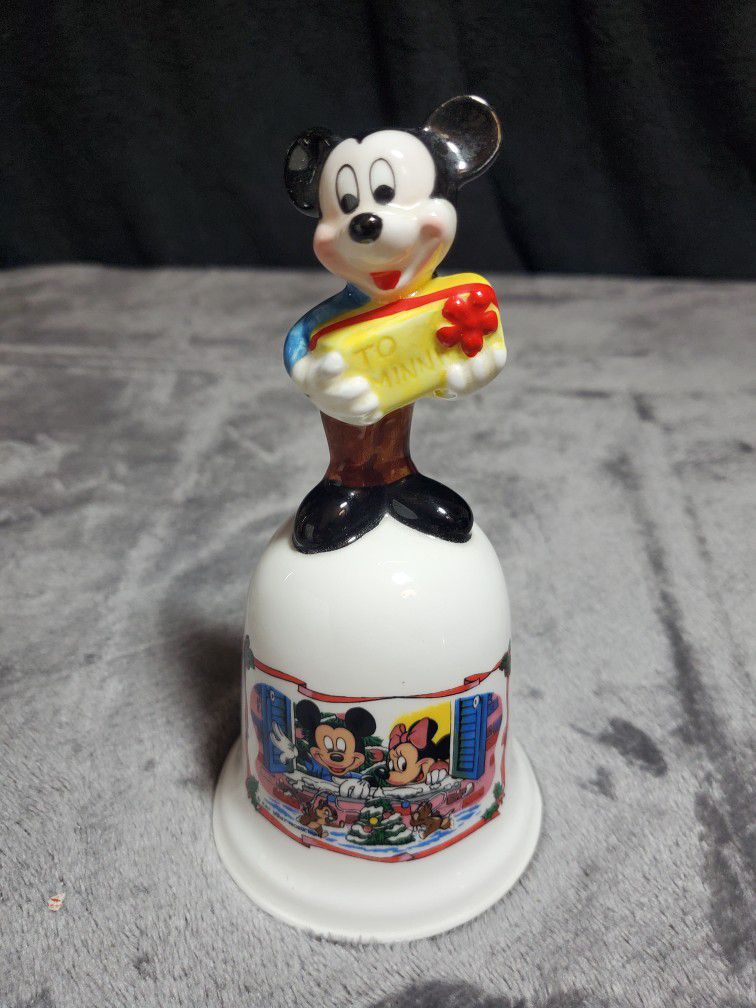 Schmid Disney Tree for Two Collectible Bell Minnie & Mickey