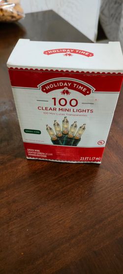 Clear Christmas Lights