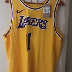 D’Angelo Russell Los Angeles Lakers Authentic Signed Home Jersey