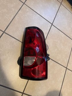 Red Tail Light Assembly with Wiring