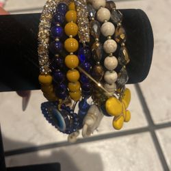 Pulseras Cristalinas Con Oro Laminado 😍😍