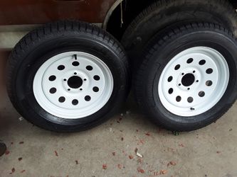 2 new tires and rims