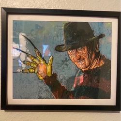 Custom Freddy Krueger Art Piece From The Horror Movies Nightmare On Elm Street