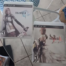 Final Fantasy XIII And XII-2 PS3 GAMES