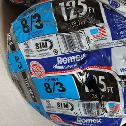 New Romex Wire 8/3