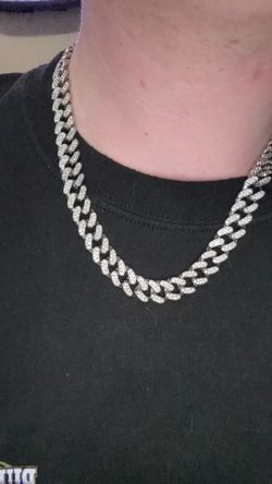 Iced out chain 14mm 24in