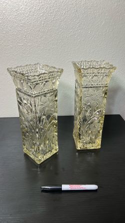 Antique Crystal Vases