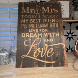 Wedding Sign (large) 