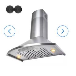Box Range Hood Stainless Steel W 30”
