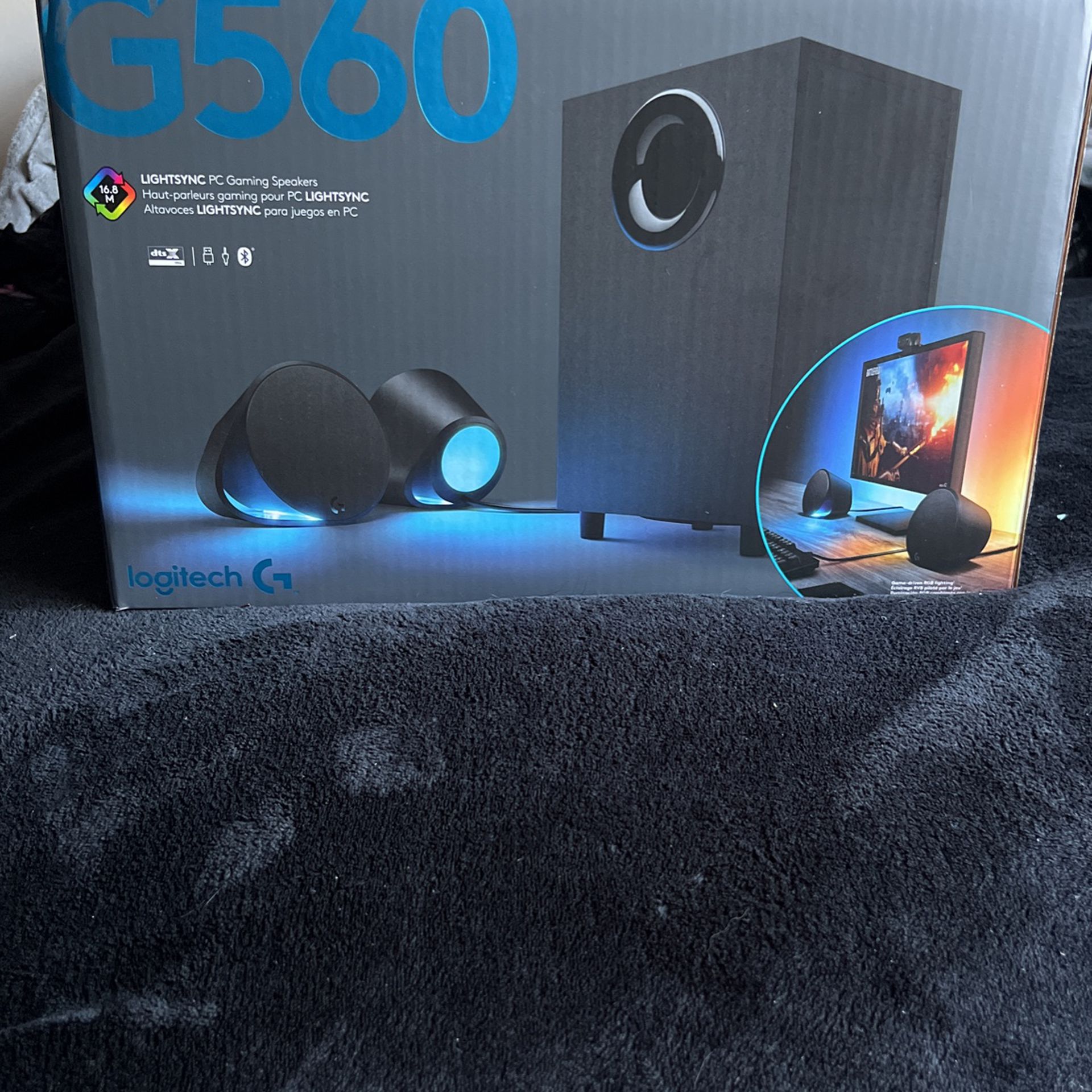 vedtage Disco Comorama Logitech G650 Light sync Pc Gaming Speaker for Sale in Oxnard, CA - OfferUp