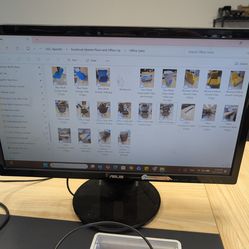 ASUS 21 inch LCD monitor with VGA and HDMI input