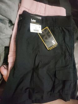 Womens Lee Black Shorts Size 18