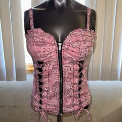 Royal Bones Corset Top Size Small