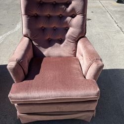 Chair, Rocker, Salmon Color