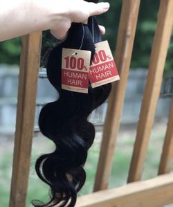 Human hair extensions
