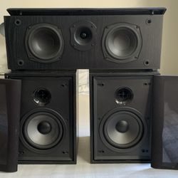 Klipsch KG1.5 Satin Black & KV1 Center2way Speakers Set
