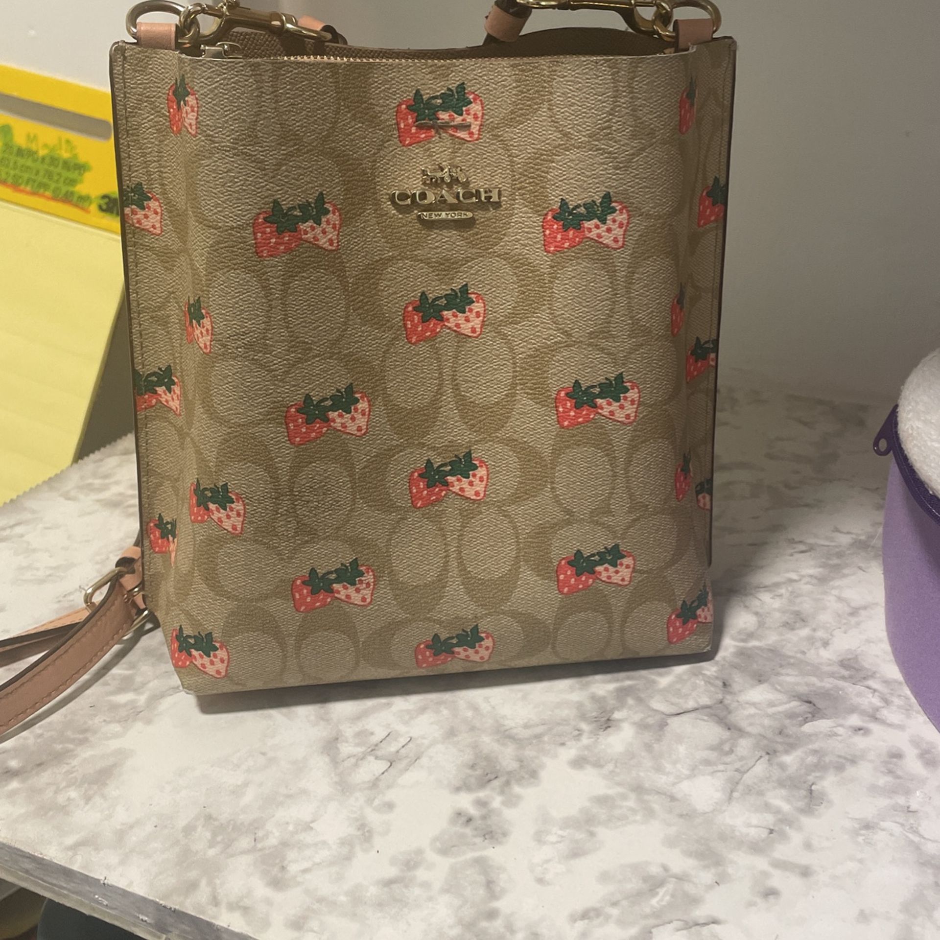 Strawberry Coach Purse