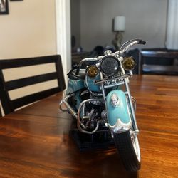 Vintage Indian Motorcycle Green 1:6 Scale Diecast Alloy Simulation Model Classic