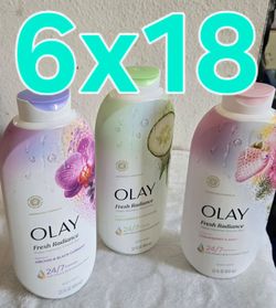 NEW Olay Fresh Radiance Body Wash 22 oz – 6 for $18