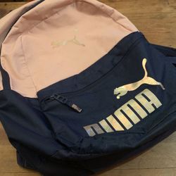 Pink & Black Puma Backpack