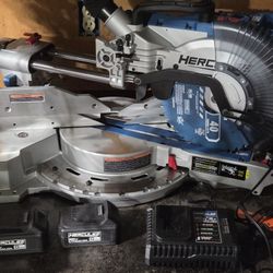HERCULES 20V Brushless Cordless, 10 in. Dual-Bevel Sliding Compound Miter Saw