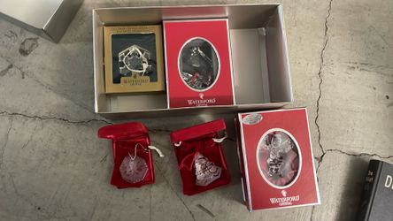 Waterford Crystal Christmas ornaments