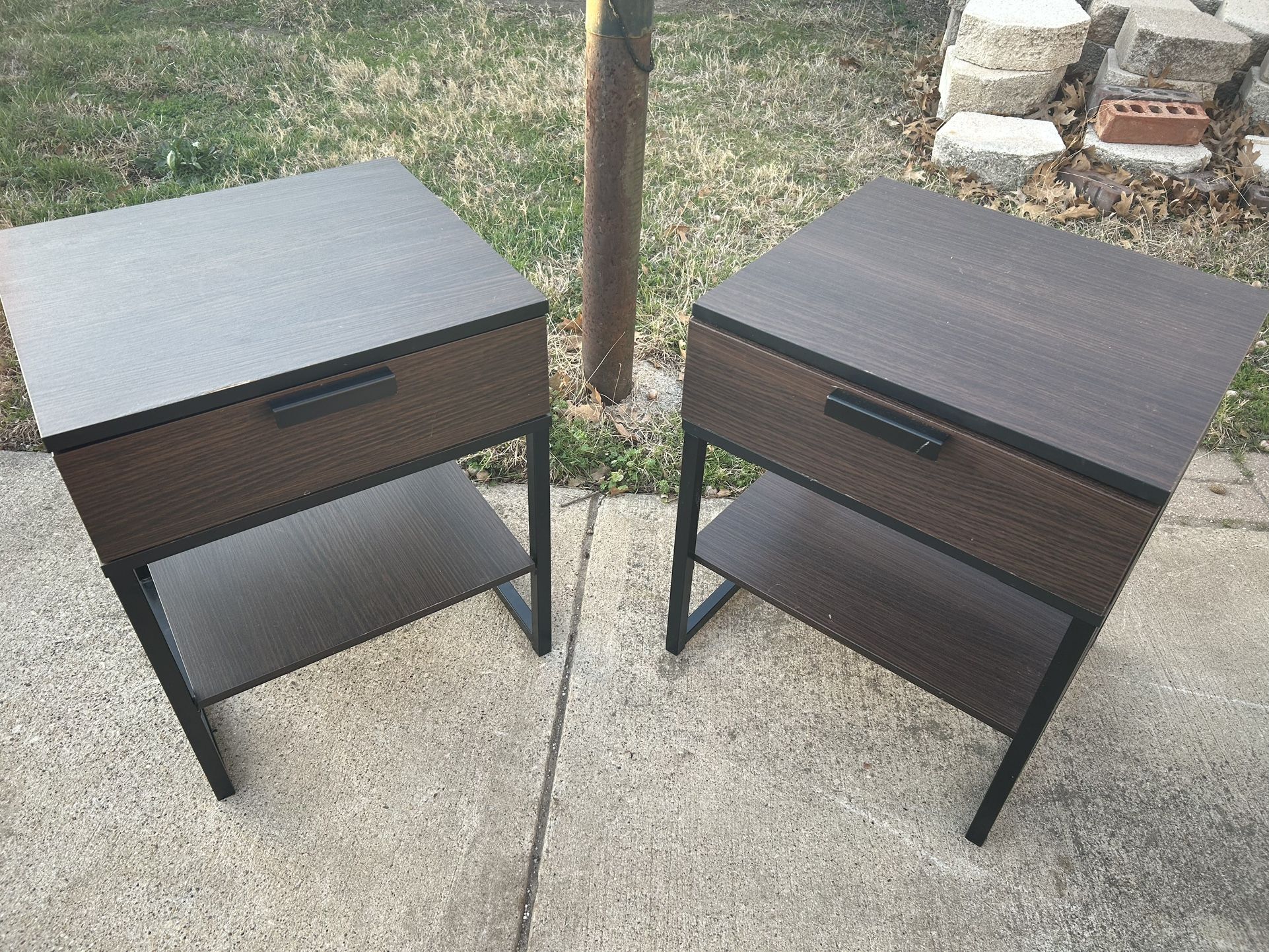Night stands/End Tables(2)-$25.00 both