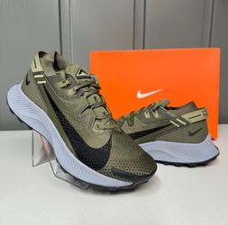 Nike Pegasus Trail 2 Men’s Size 8 Running Shoes Medium Olive Green CK4305-201