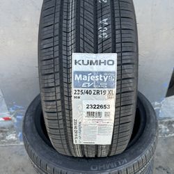 235/40/19 New Set Of Kumho EV Tires Installed