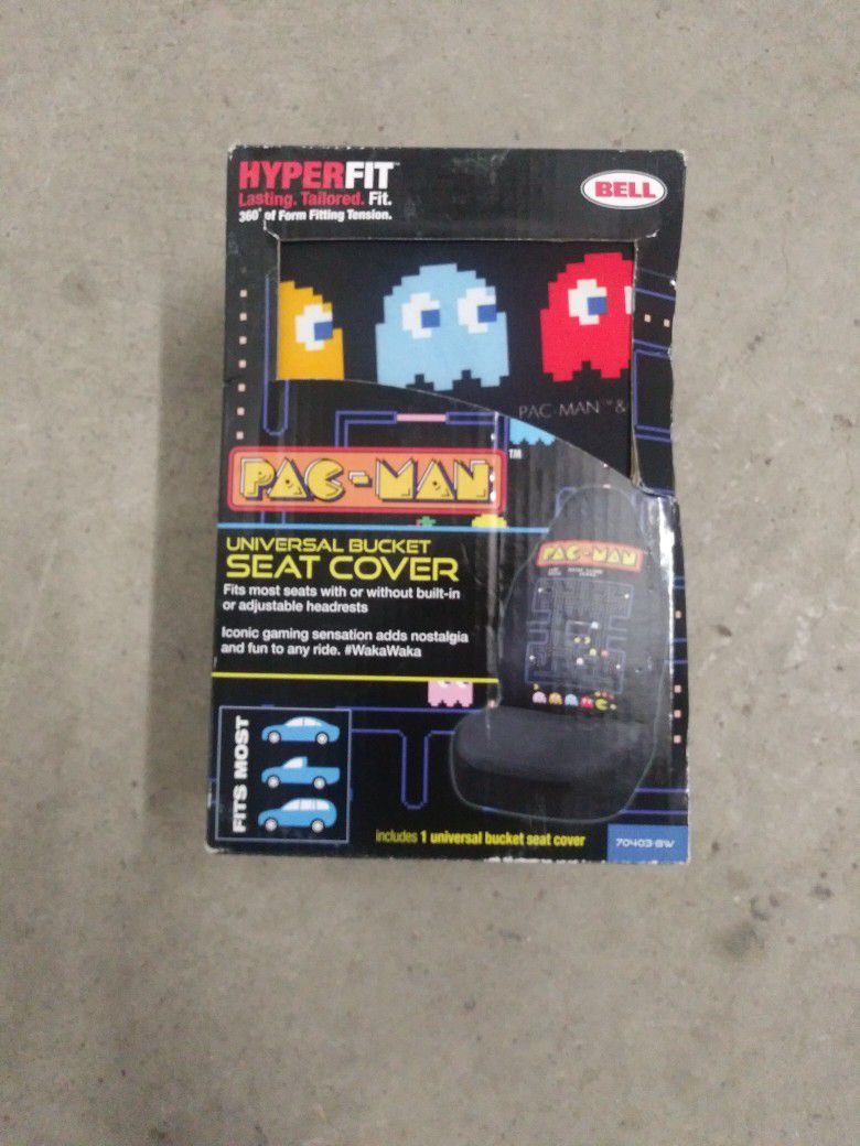 1x Pac-Man Car Seat Cover New In Box