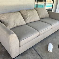 Living Spaces Beige couch 