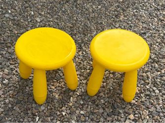 Two small stools —-  price is firm