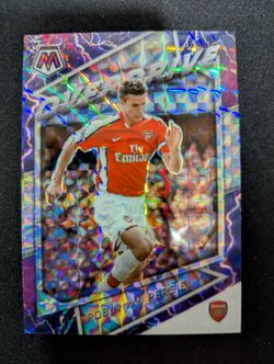 2021-22 Panini Mosaic Premier League Robin van Persie Overdrive SSP #49 Case Hit