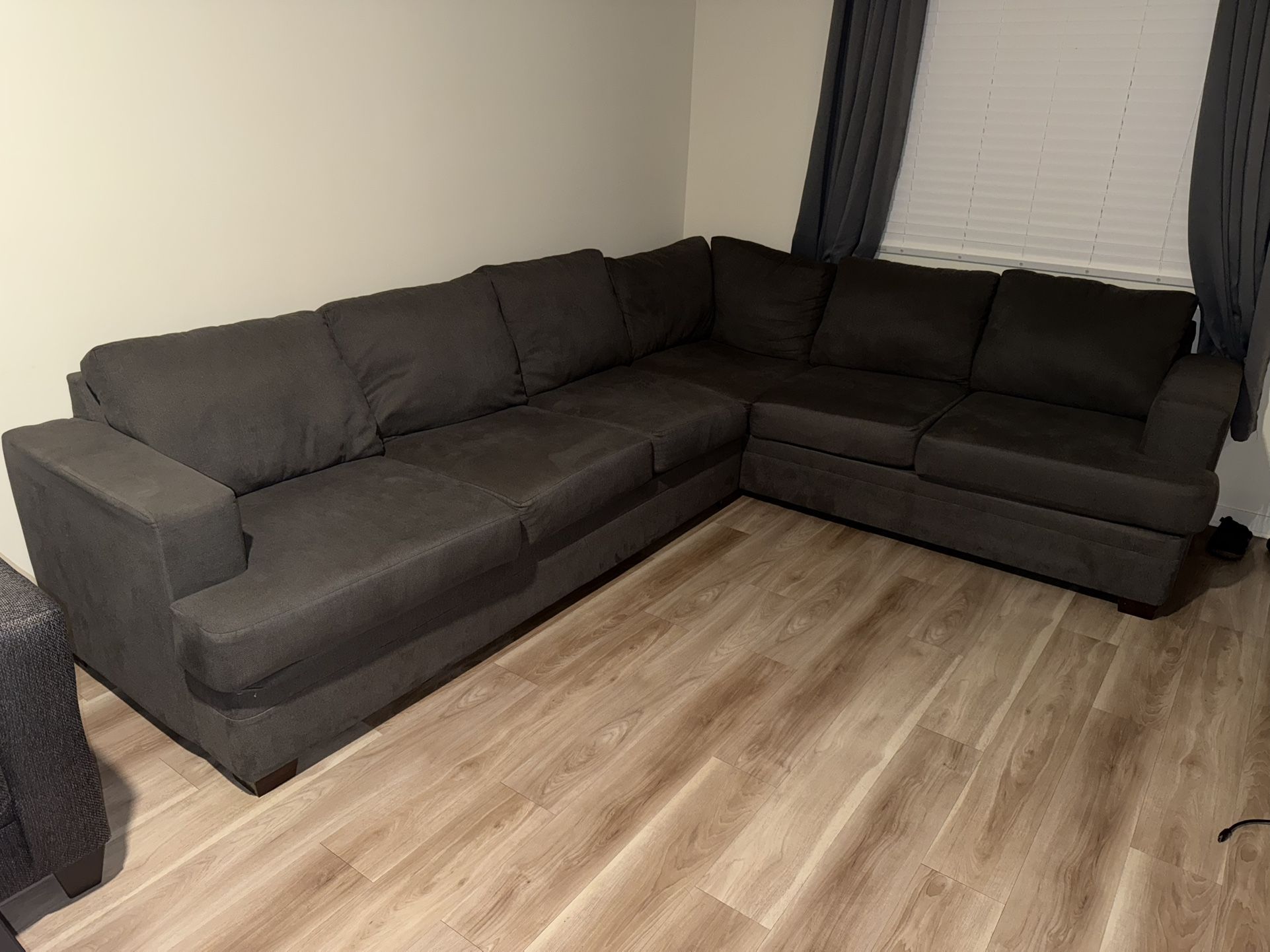 Sectional - Blue Gray (126in X 100in X 40in Depth)