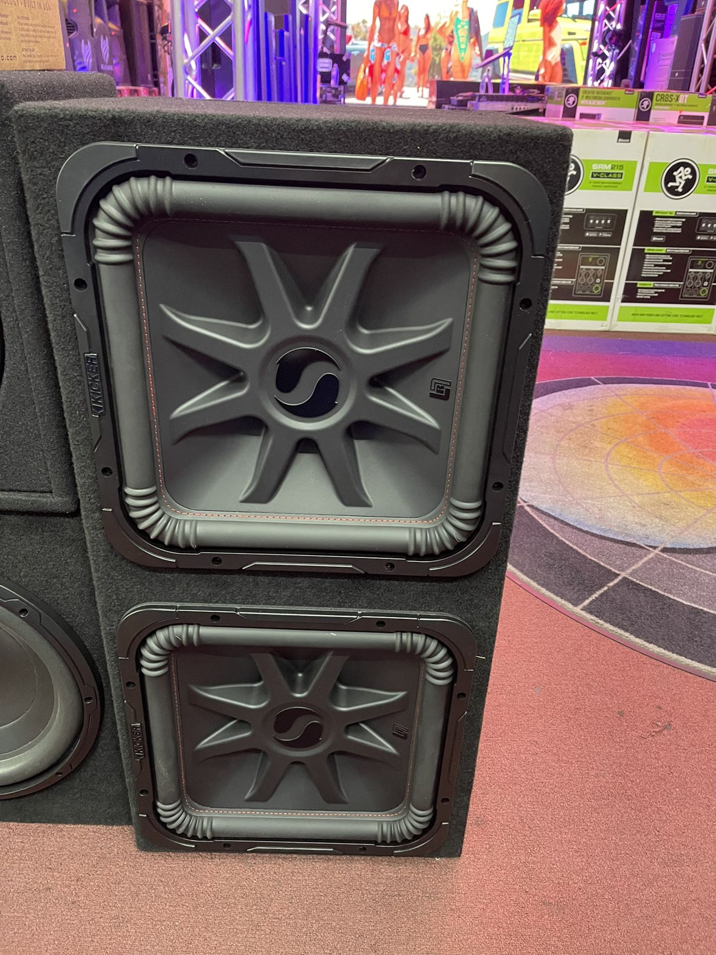 Kicker L7 Solabarick Dual 15 Inch Subwoofer With Custom Ported Box Brand New On Sale