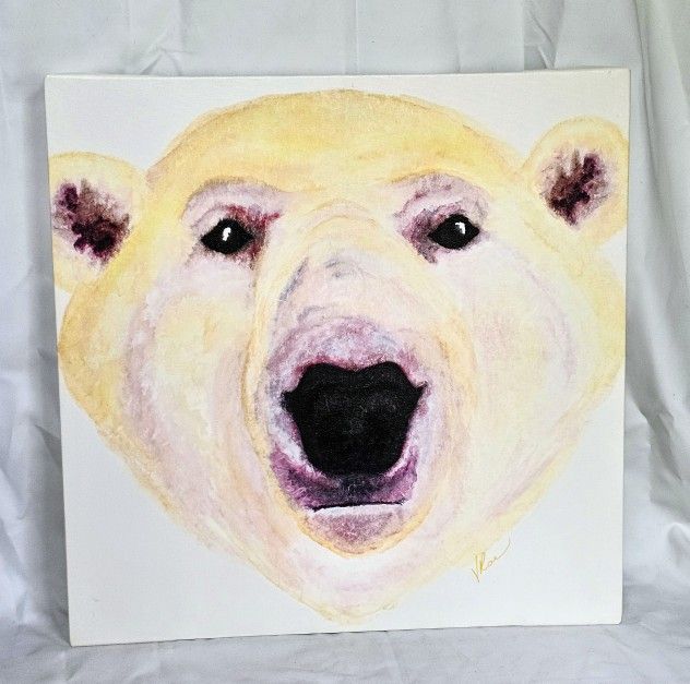 Wildlife Art Giclée Canvas Print, 18"x18", Signed By Artist