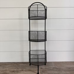 Metal 3-Tier Basket Shelf 